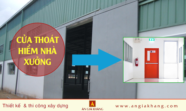 Cửa thoát hiểm nhà xưởng